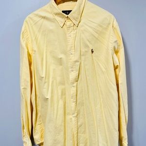 The Iconic Oxford Shirt by Polo in Yellow
